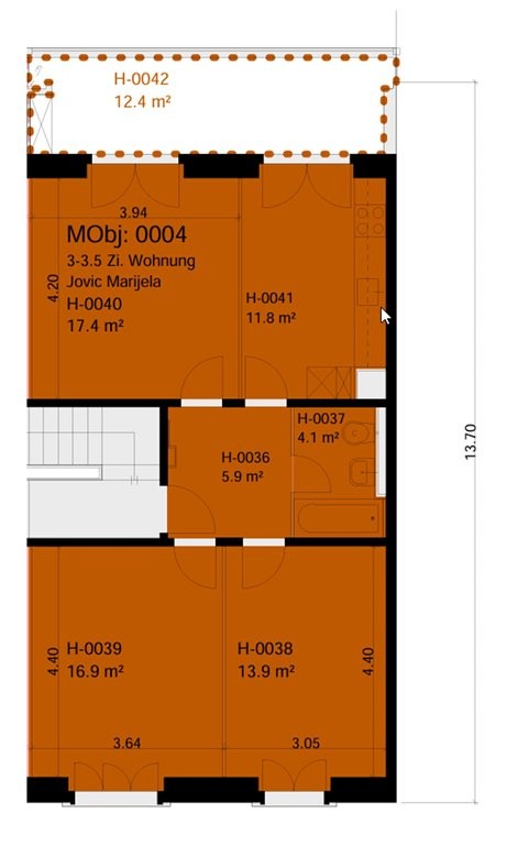 3 rooms apartment, photo 9 of 9