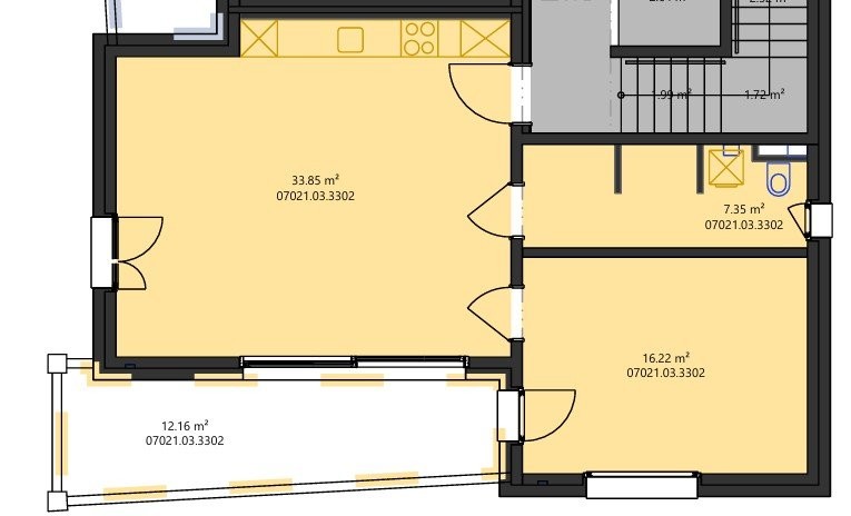 2 ½ rooms apartment