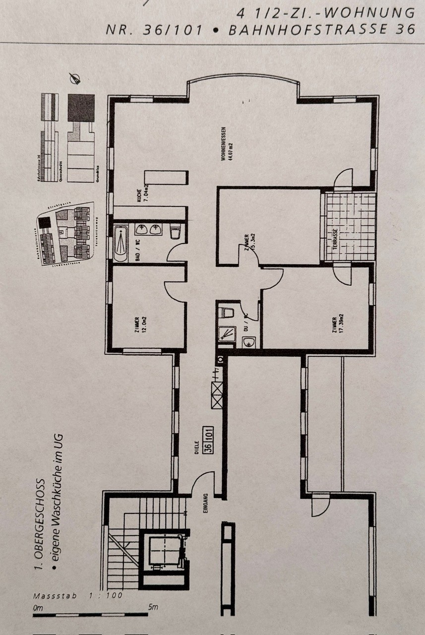 3 ½ rooms apartment