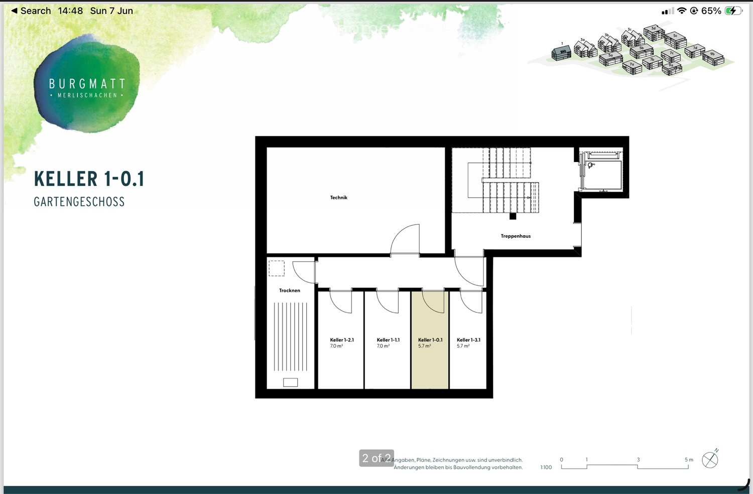 1 ½ rooms apartment
