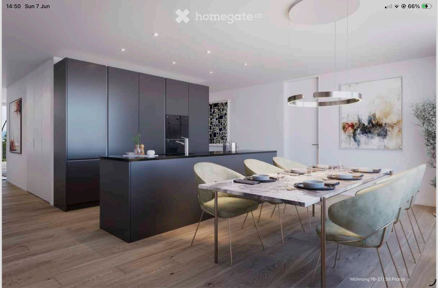 1 ½ rooms apartment