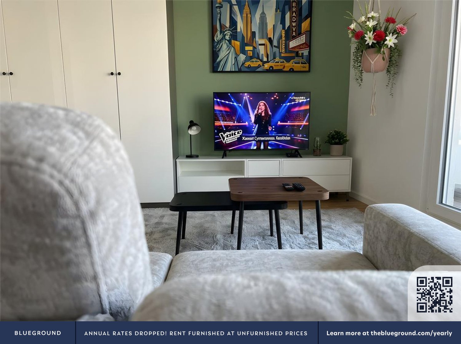 2 pièces appartement meublé