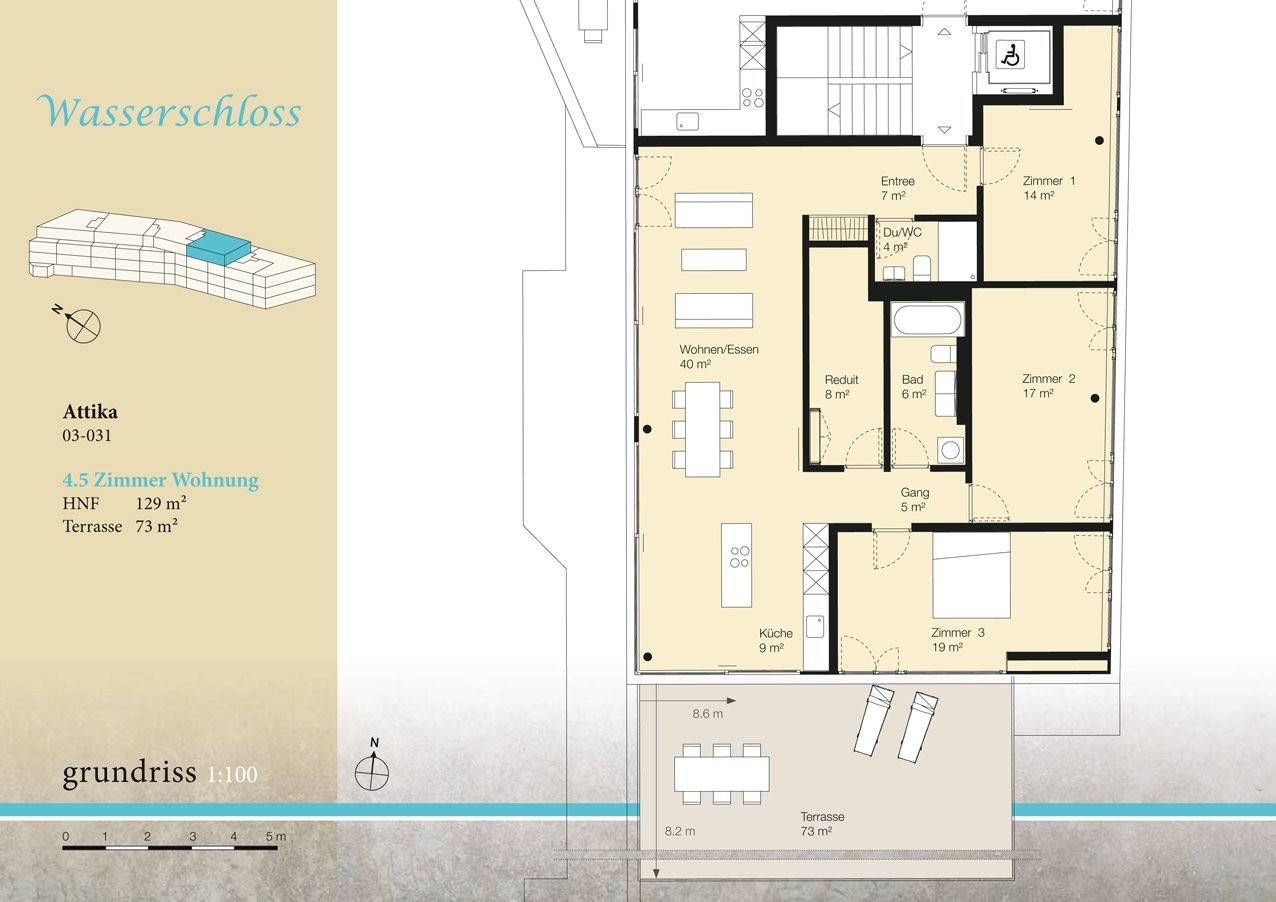 4 ½ room attic flat, photo 7 of 7