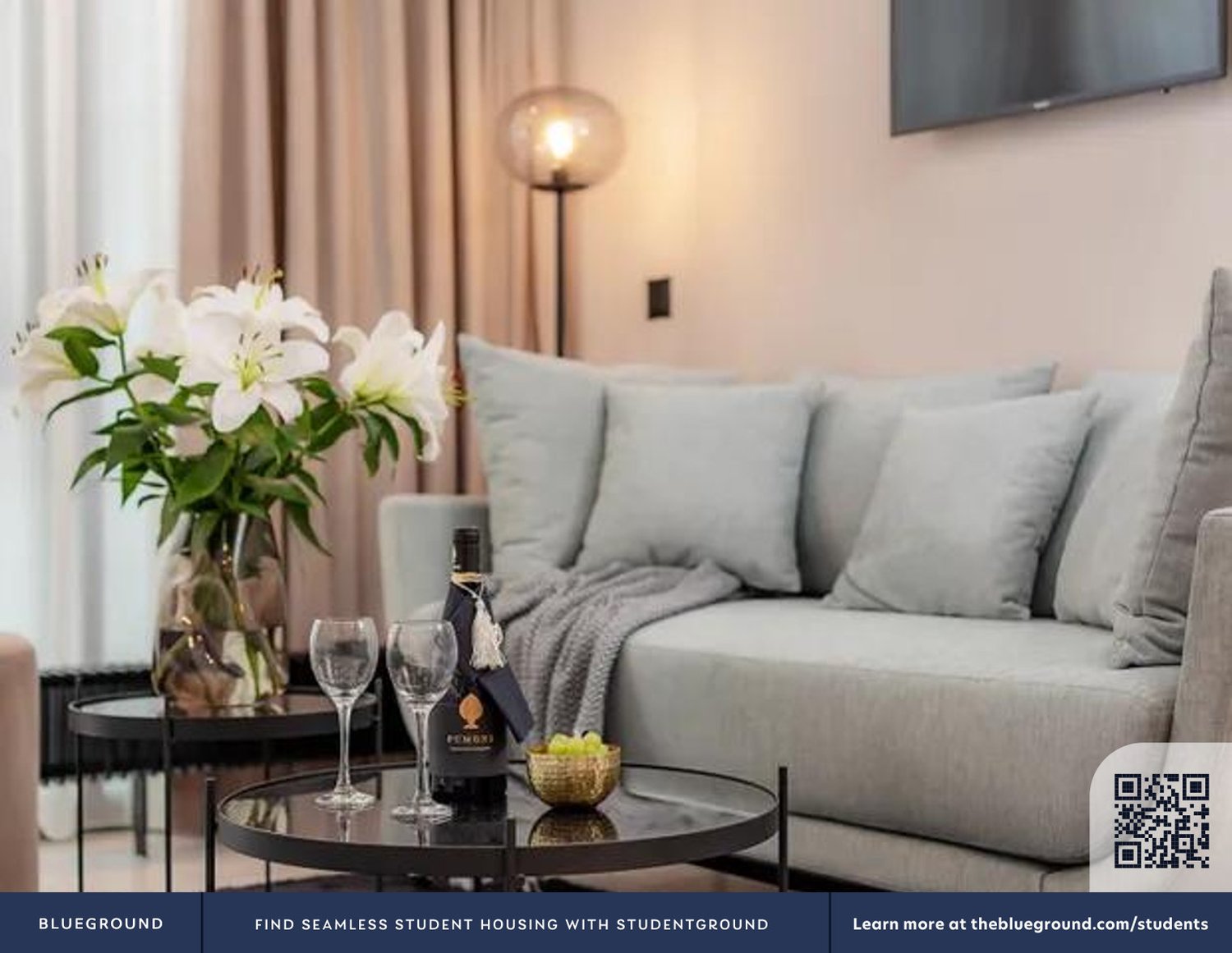 1 room furnished flat