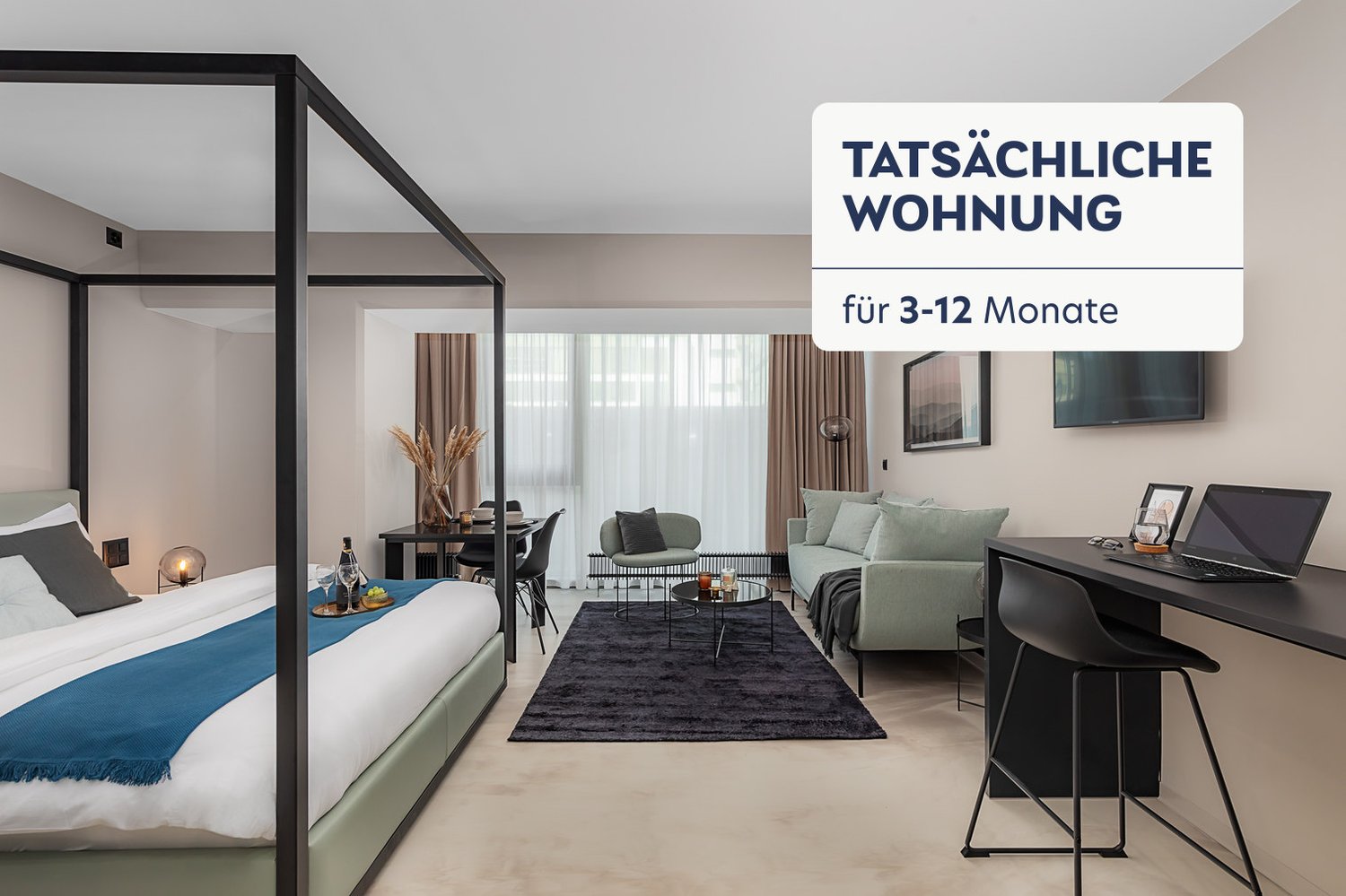 1 room furnished flat