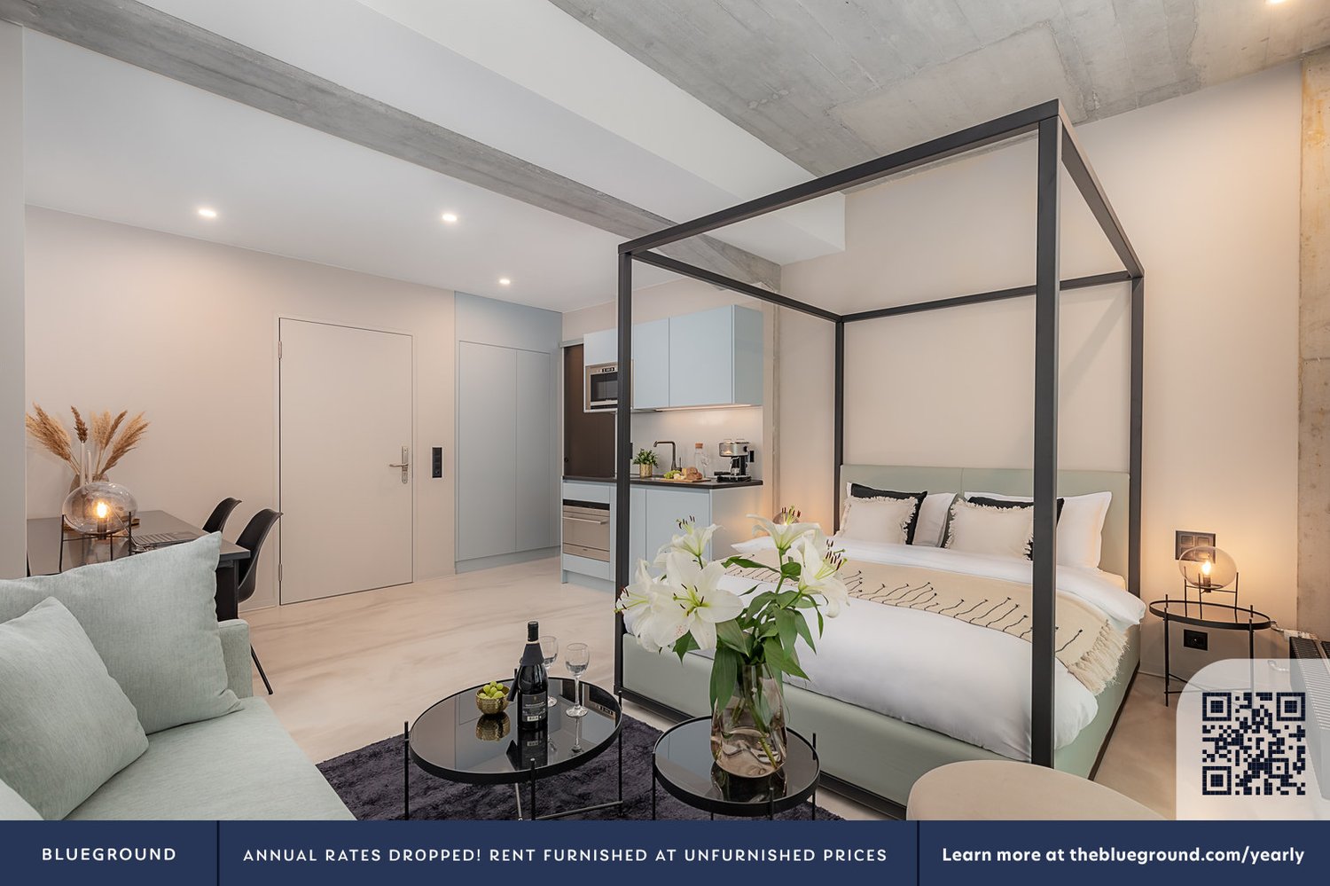 1 room furnished flat