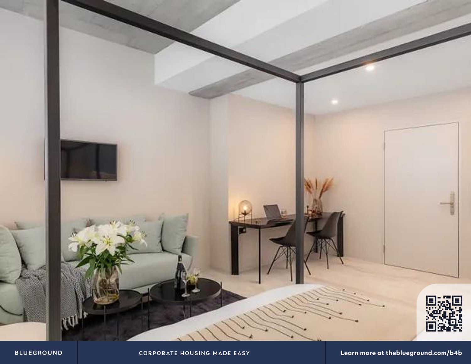 1 room furnished flat