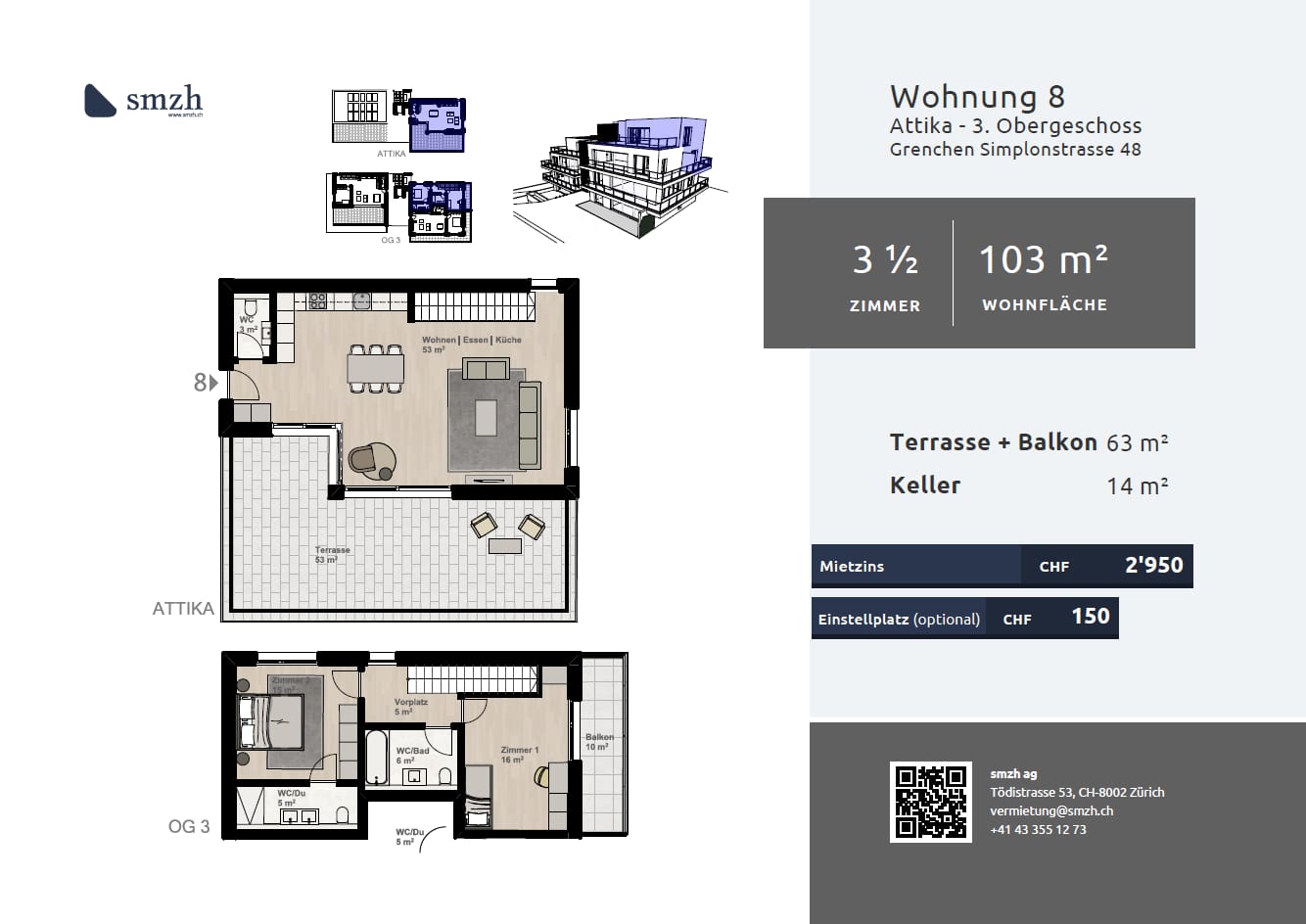 2 ½ locali duplex