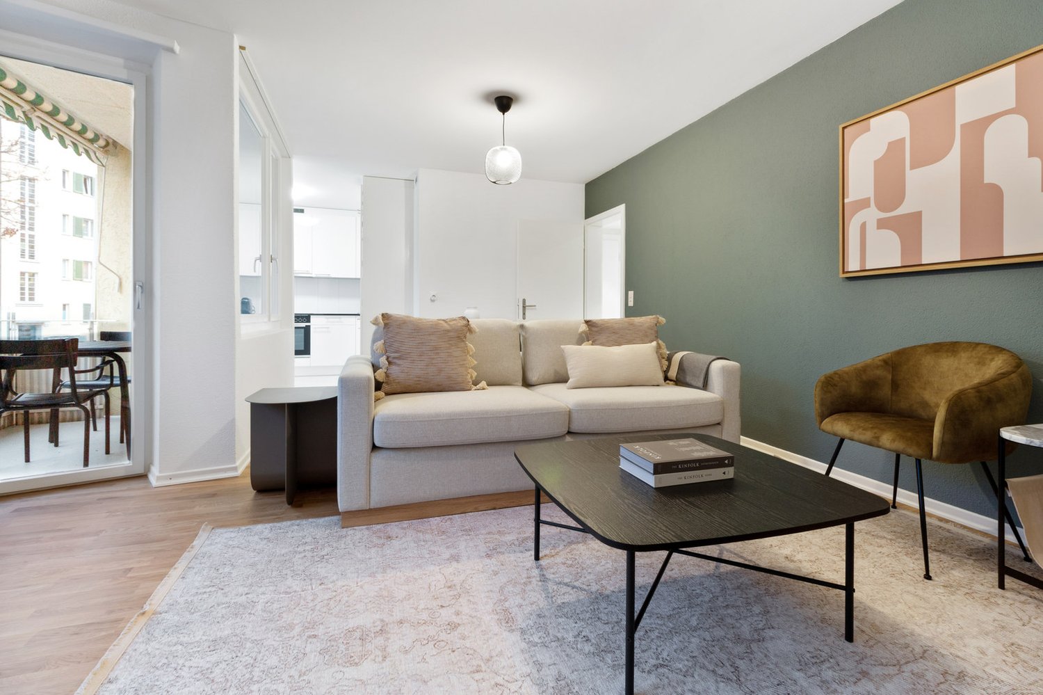 3 ½ rooms furnished flat (2)