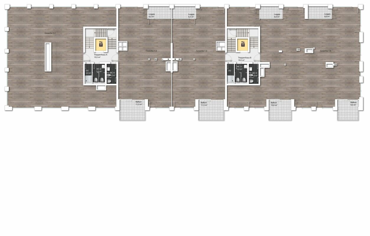 ufficio di 280m²