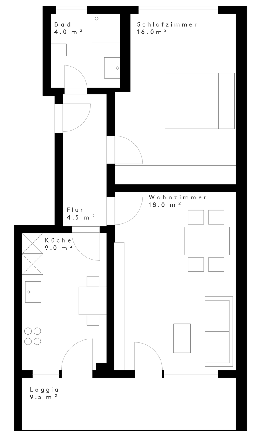 2 ½ rooms apartment, photo 9 of 9