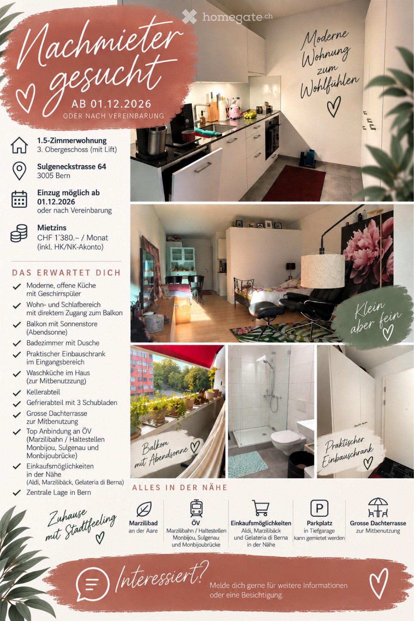 1 room apartment