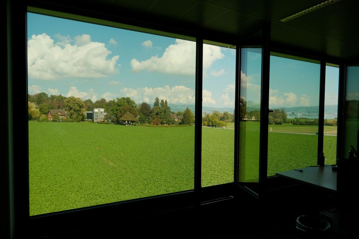 866m² office