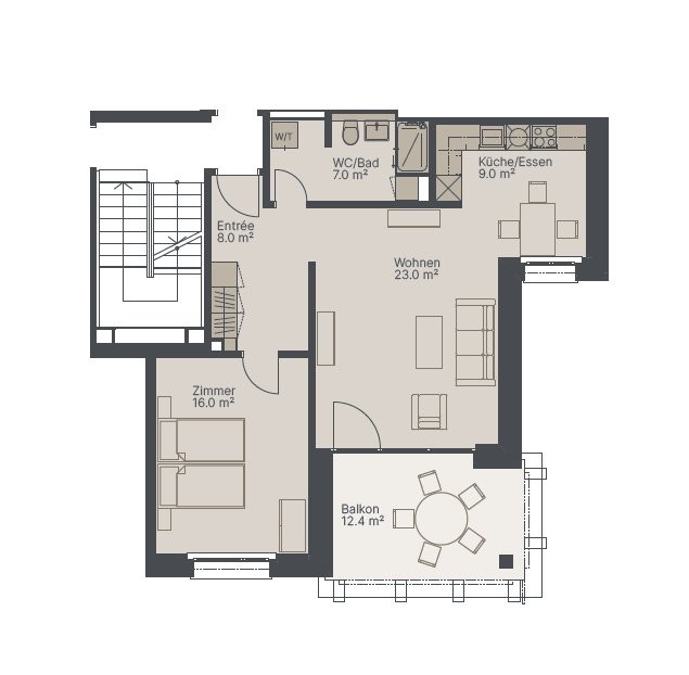 2 ½ rooms apartment, photo 8 of 10