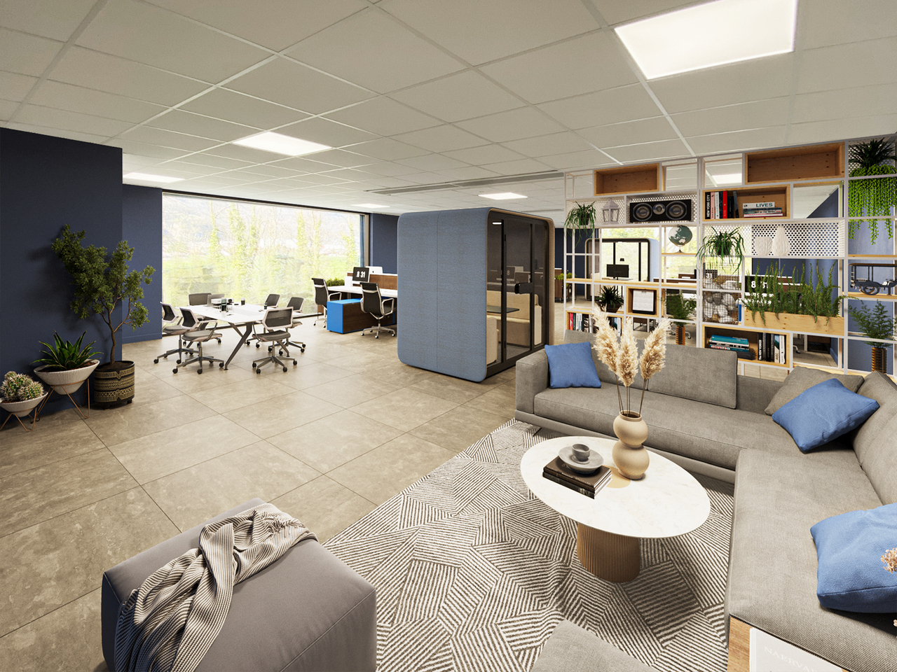 160m² Büro