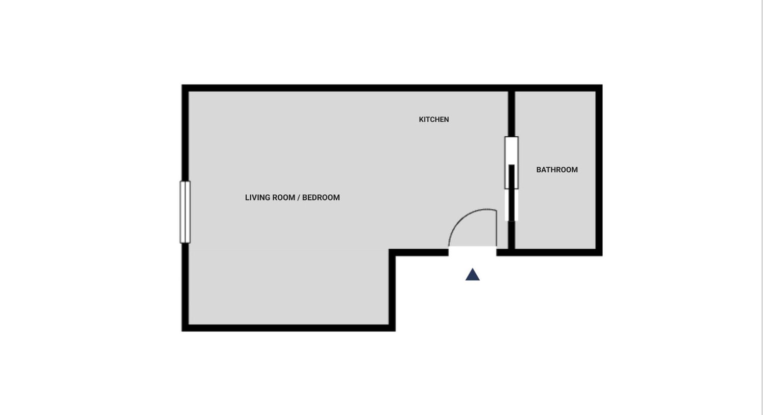 1 ½ pièces appartement meublé