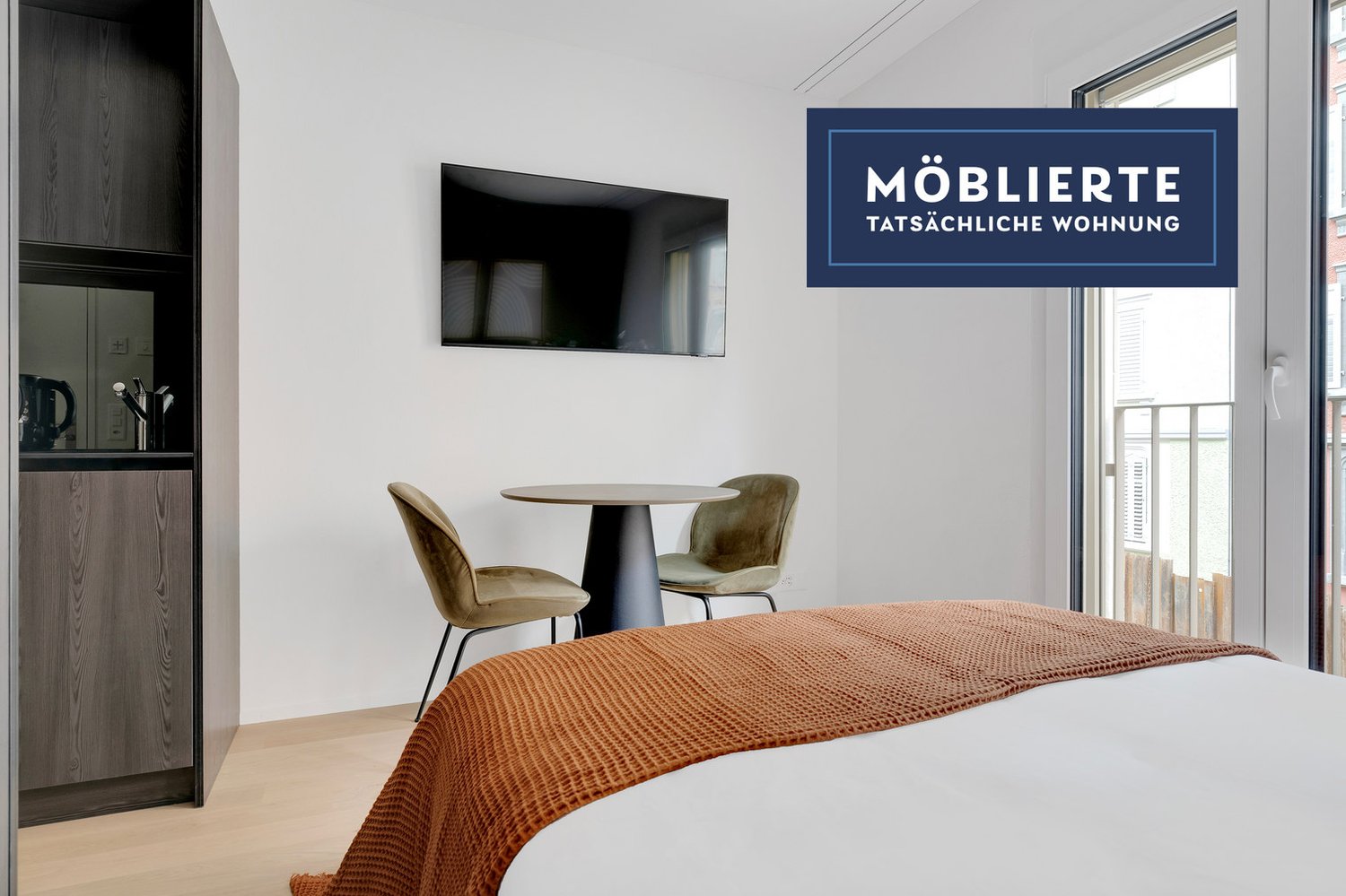 1 ½ pièces appartement meublé