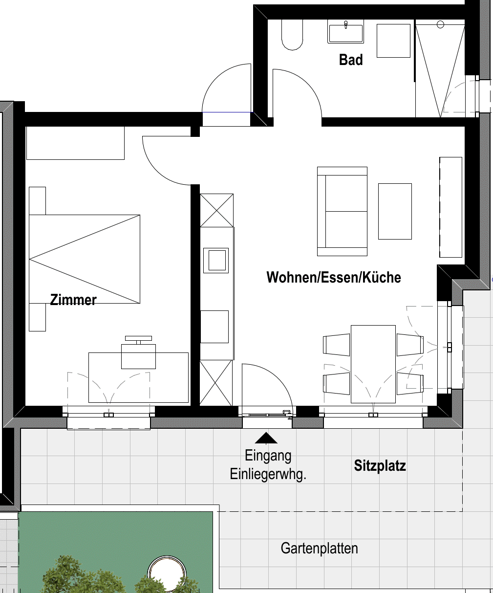 2 ½ rooms apartment