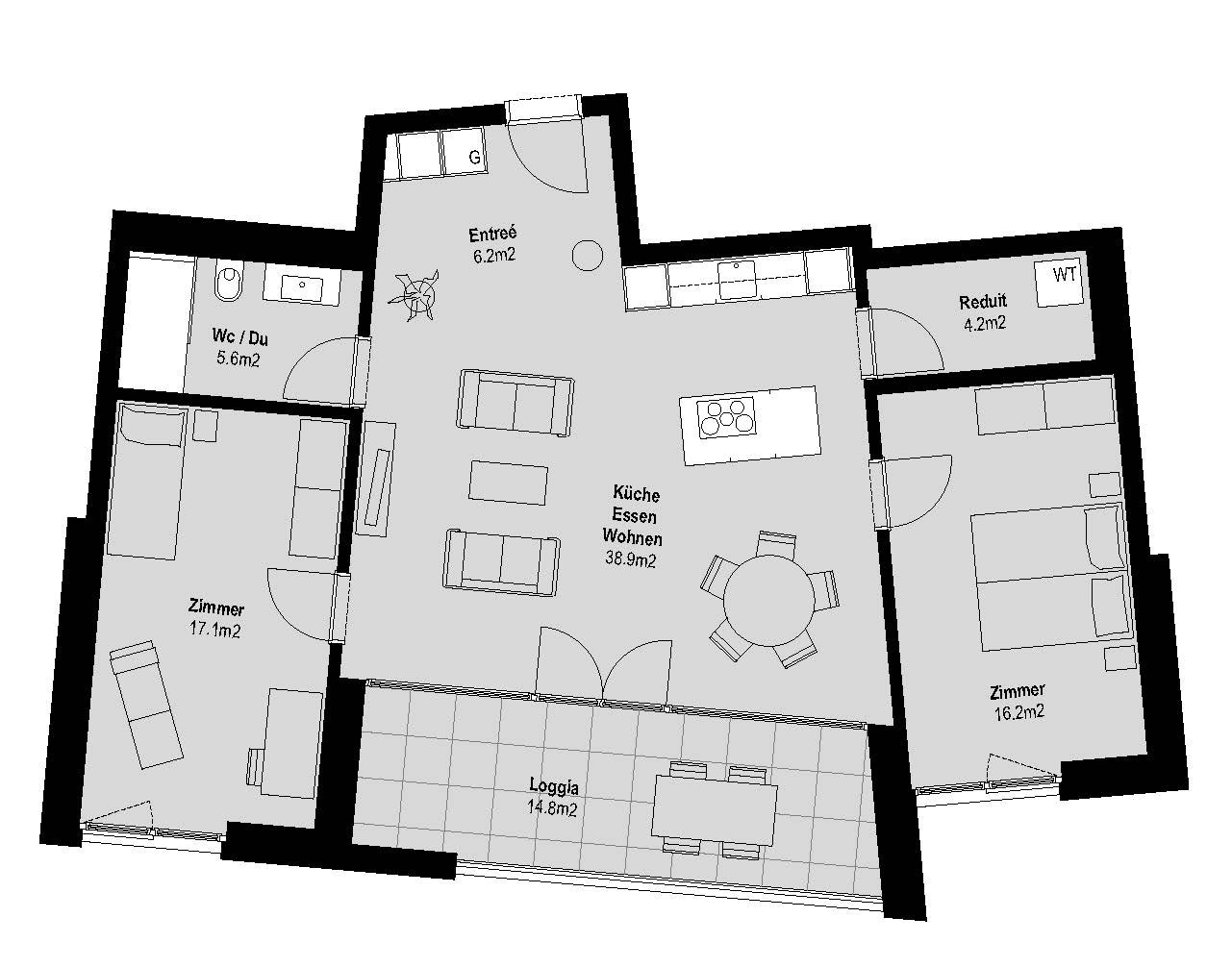 3 ½ rooms apartment, photo 2 of 4