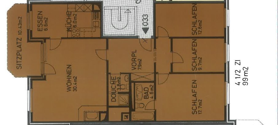 4 ½ rooms apartment