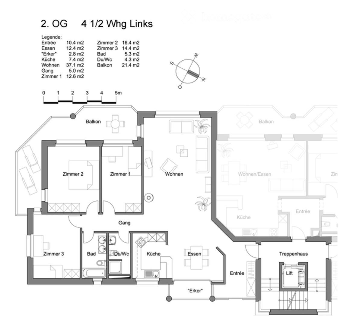 4 ½ rooms apartment, photo 2 of 5