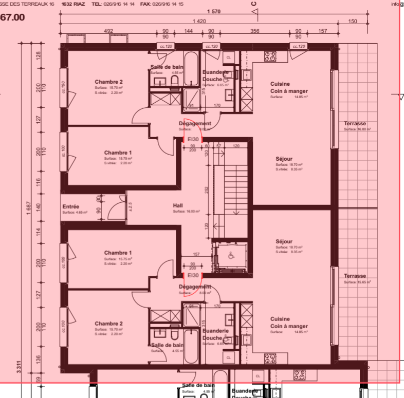 3 ½ rooms apartment