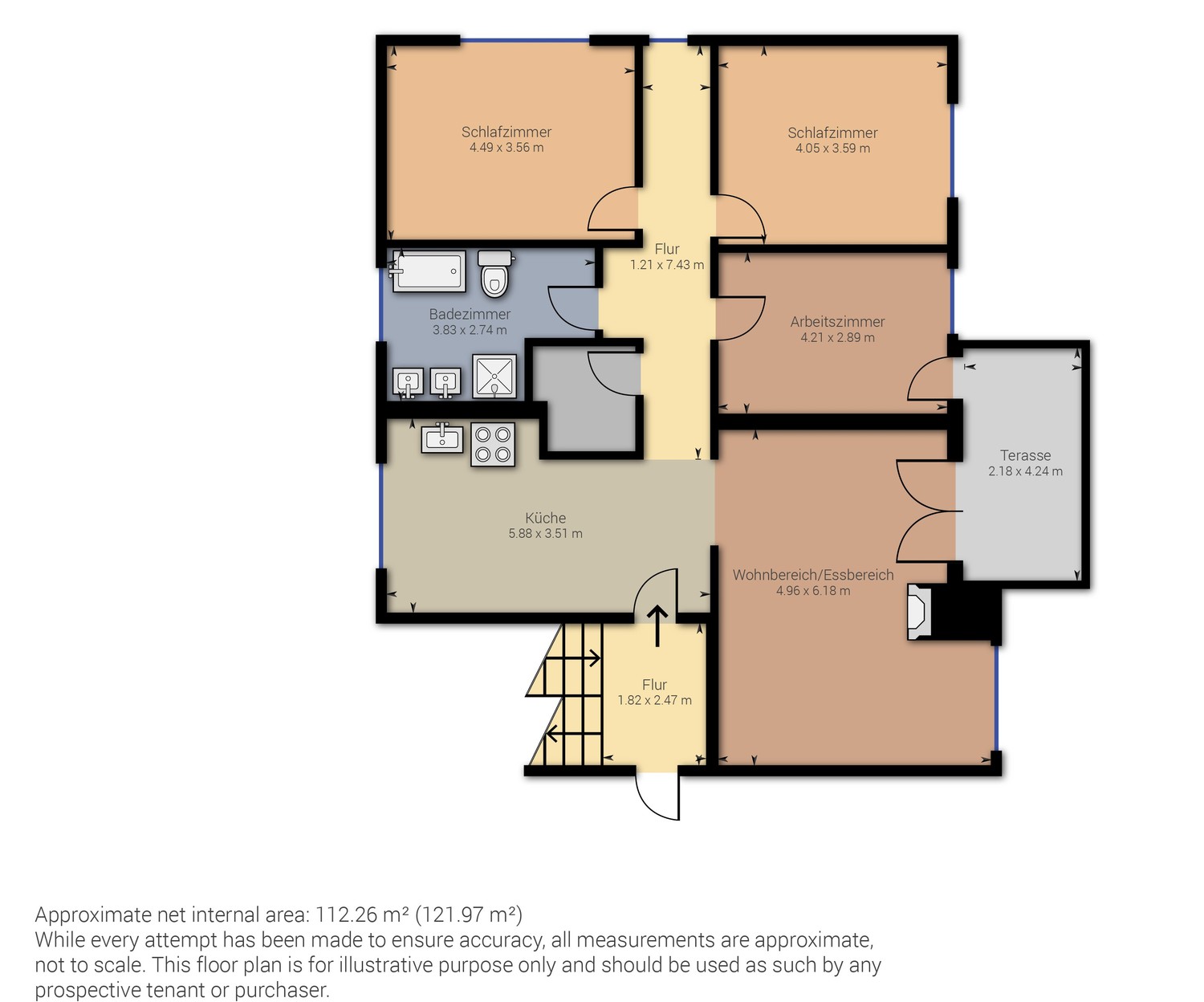 4 ½ rooms apartment