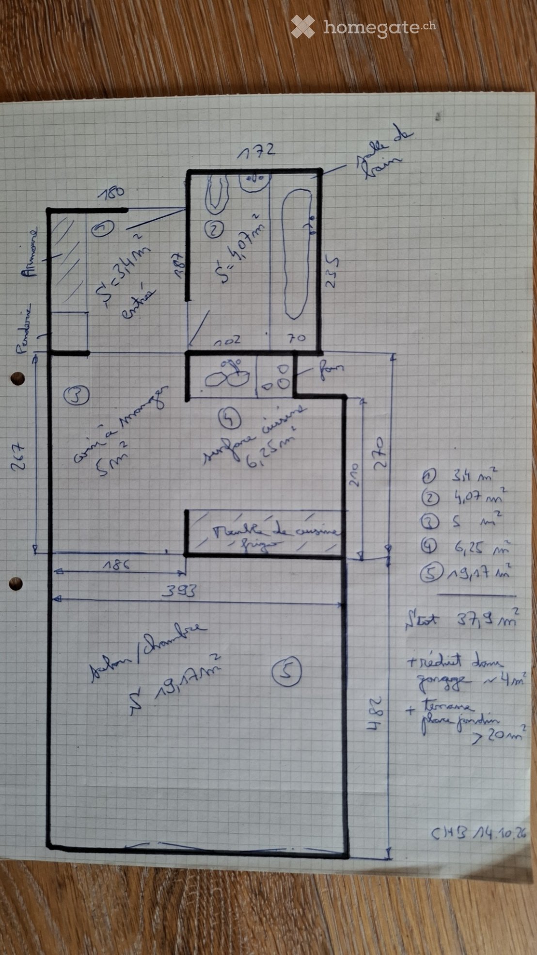 2 ½ rooms apartment