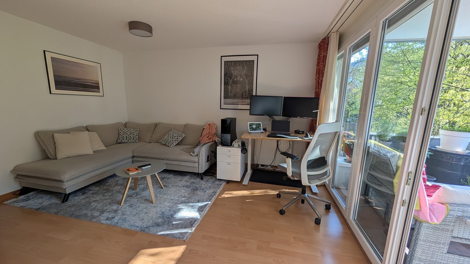 2 ½ rooms furnished flat