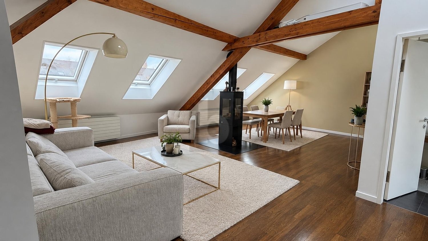 3 ½ rooms furnished flat