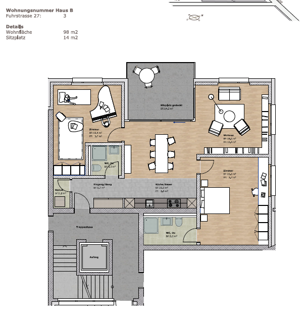 Appartement de 2 ½ pièces