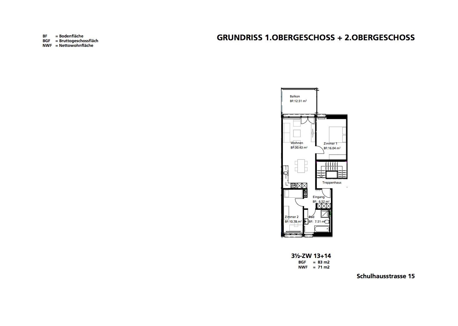 3 rooms apartment
