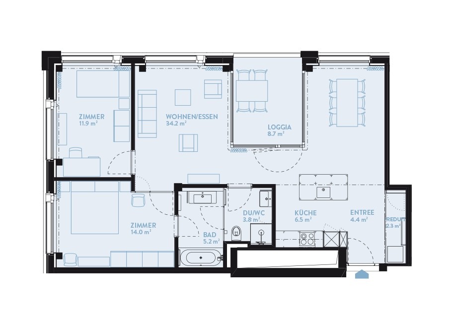 3 ½ rooms apartment, photo 10 of 10