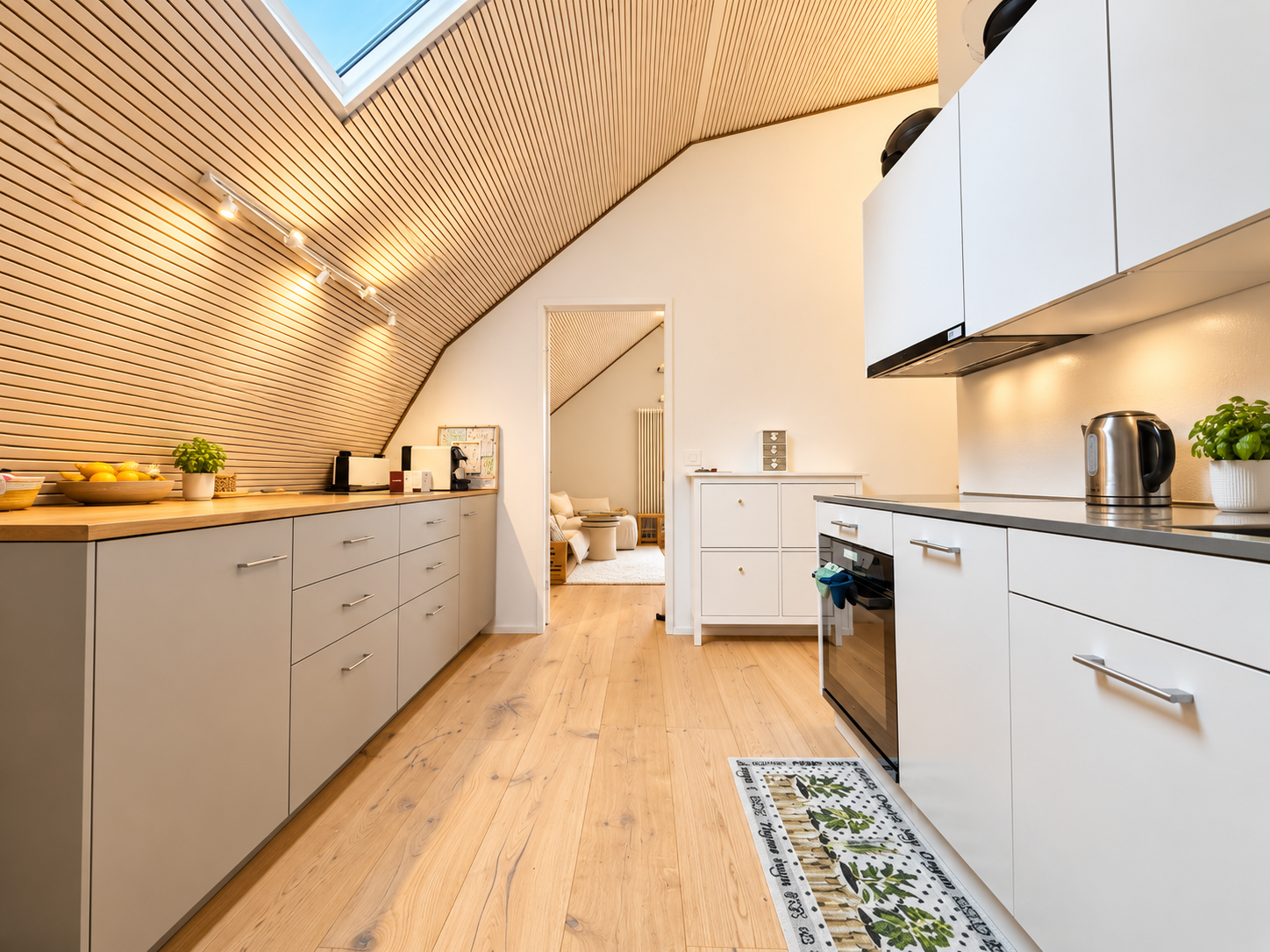 3 ½ room attic apartment