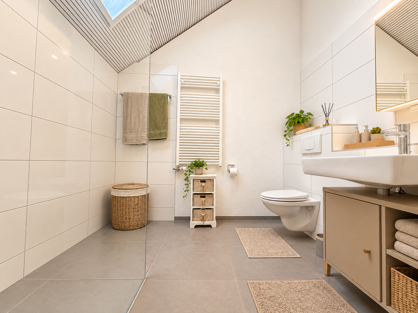 3 ½ room attic apartment