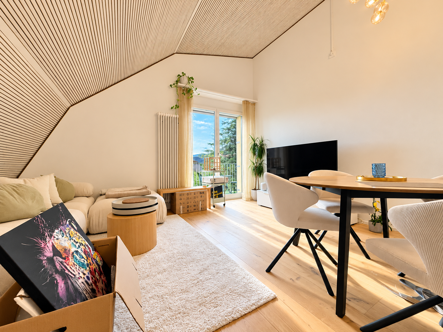 3 ½ room attic apartment