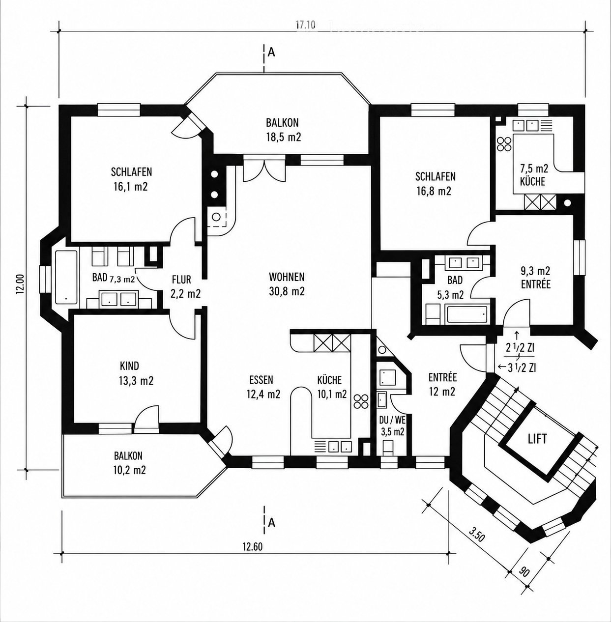 3 ½ rooms apartment, photo 4 of 5