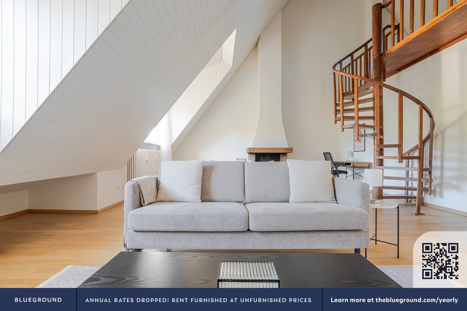 2 ½ rooms furnished flat