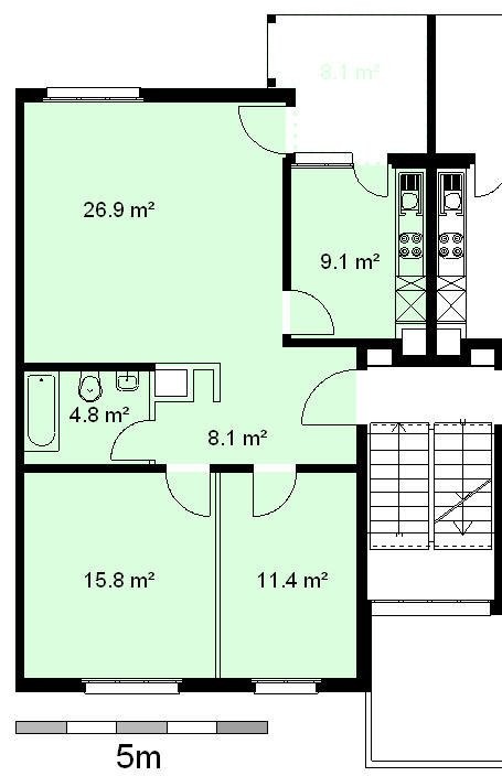 Appartamento di 3 ½ locali