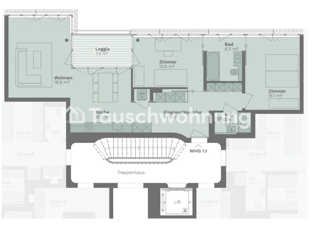 3 ½ rooms apartment, photo 9 of 9