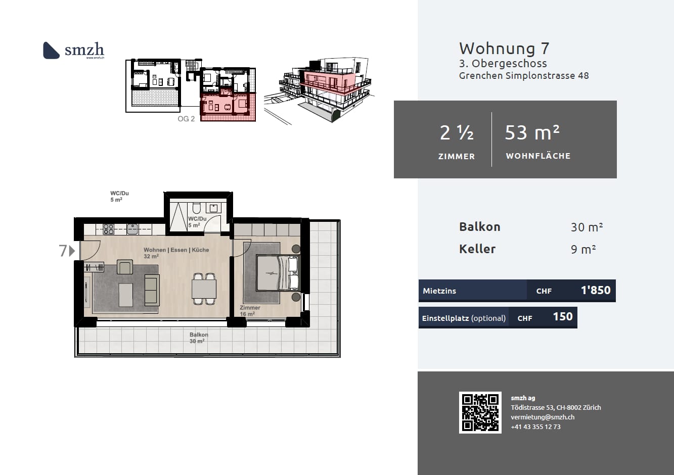 2 ½ rooms apartment, photo 2 of 10