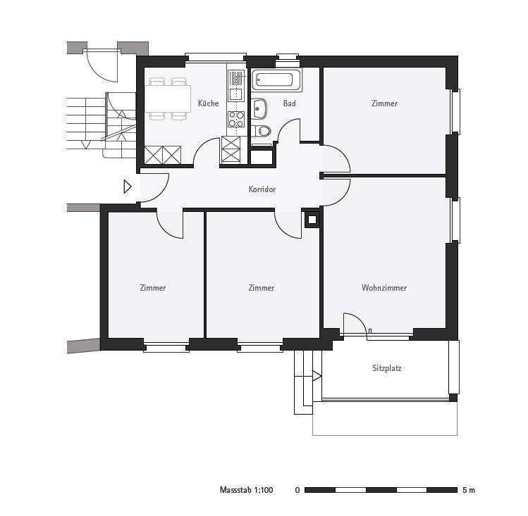 4 rooms apartment, photo 9 of 9