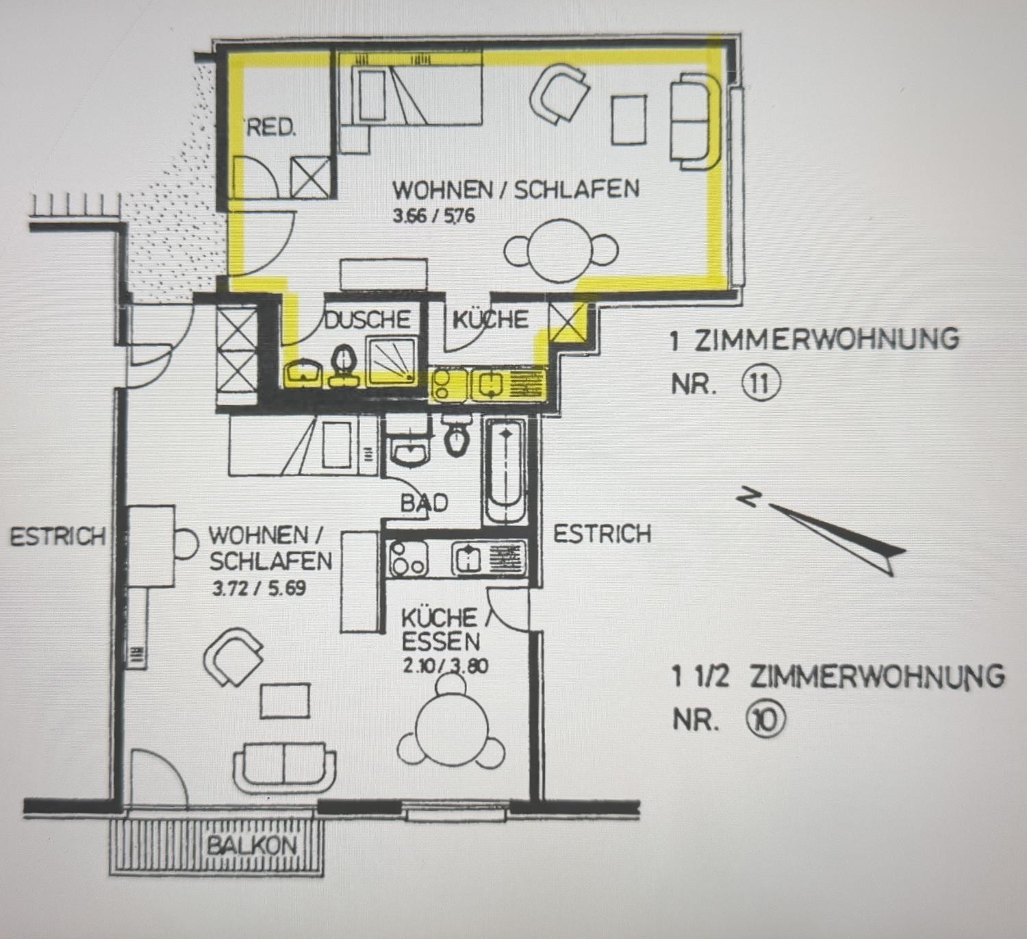 1 ½ rooms apartment, photo 10 of 10