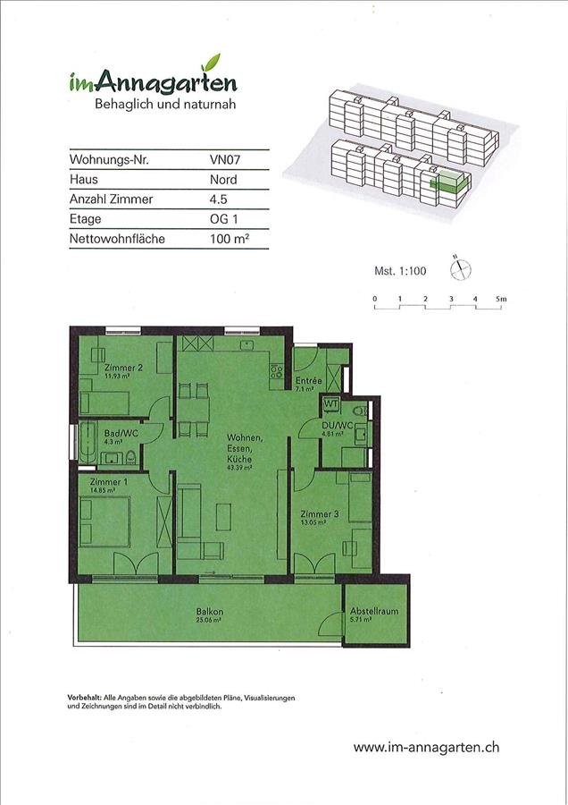 2 ½ rooms apartment