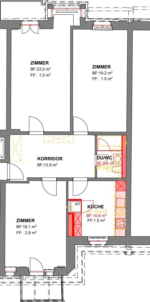 4 rooms apartment, photo 3 of 3