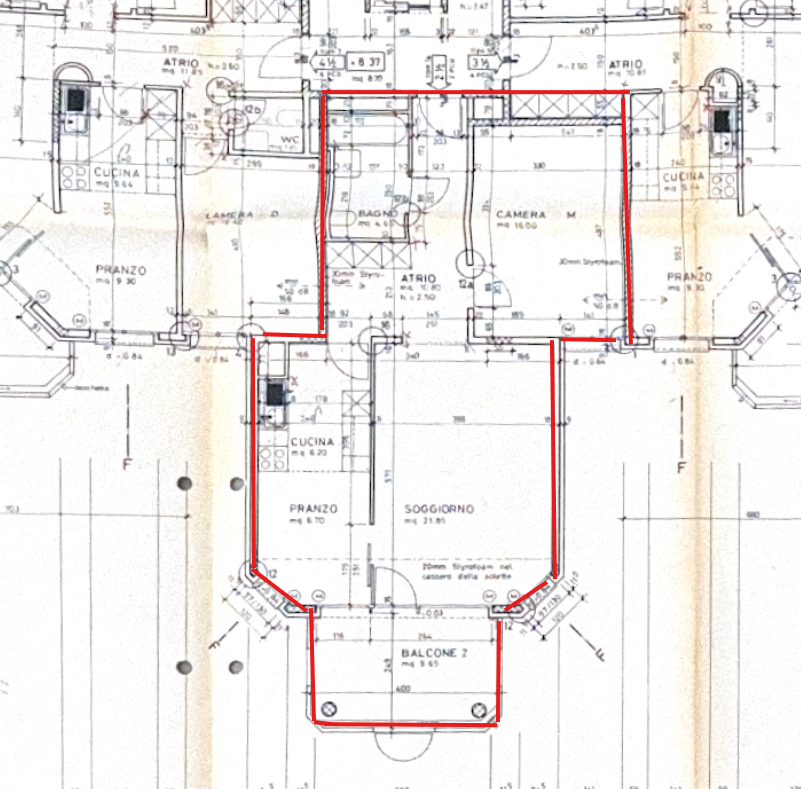 2 ½ rooms roof flat