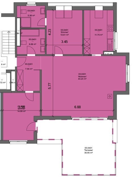 3 ½ rooms attic flat, photo 10 of 10