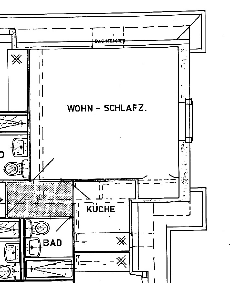1 room apartment