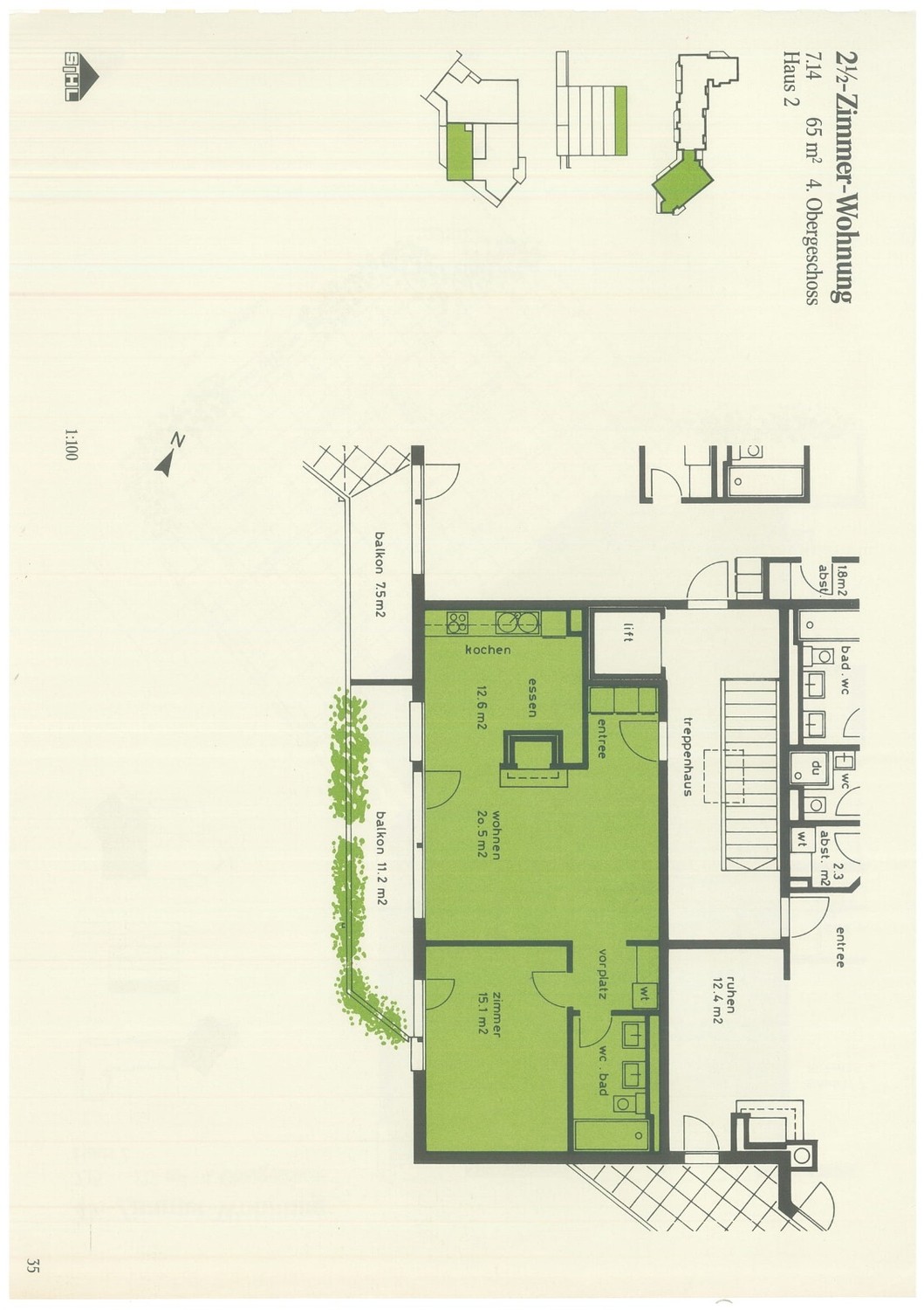 2 ½ rooms apartment, photo 10 of 10