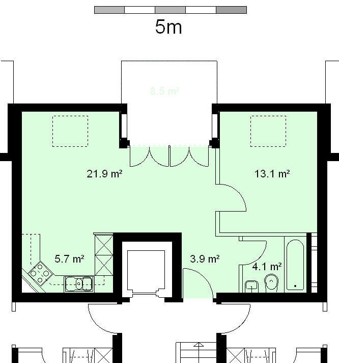 2 ½ rooms apartment, photo 7 of 8